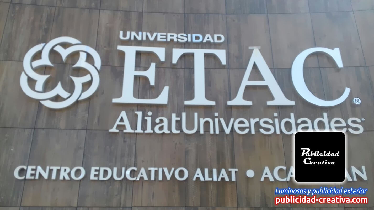 Letras 3D con corte CNC