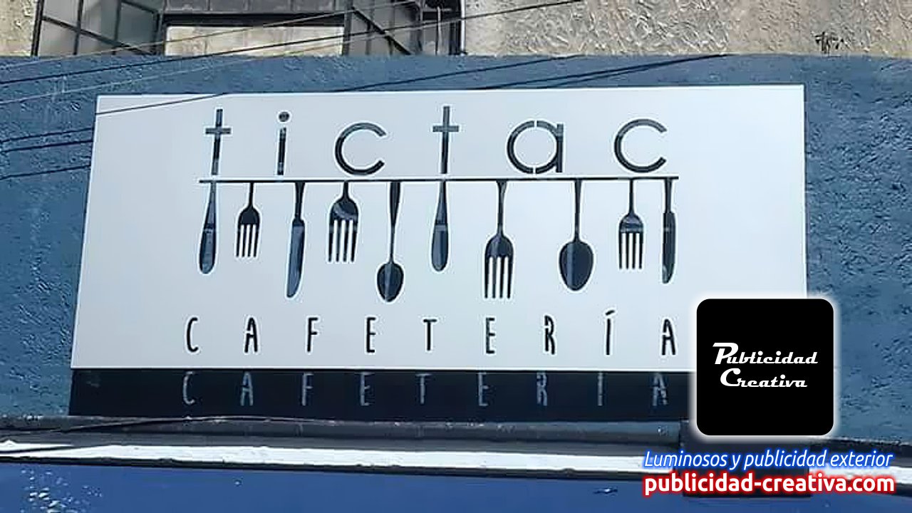 Trabajos de alucobond calado. Publicidad Creativa.